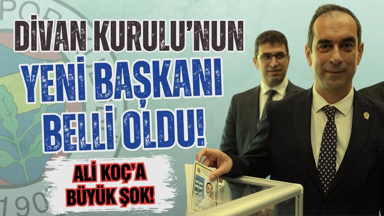 Fenerbahçe'de yeni Yüksek Divan Kurulu başkanı Şekip Mosturoğlu oldu