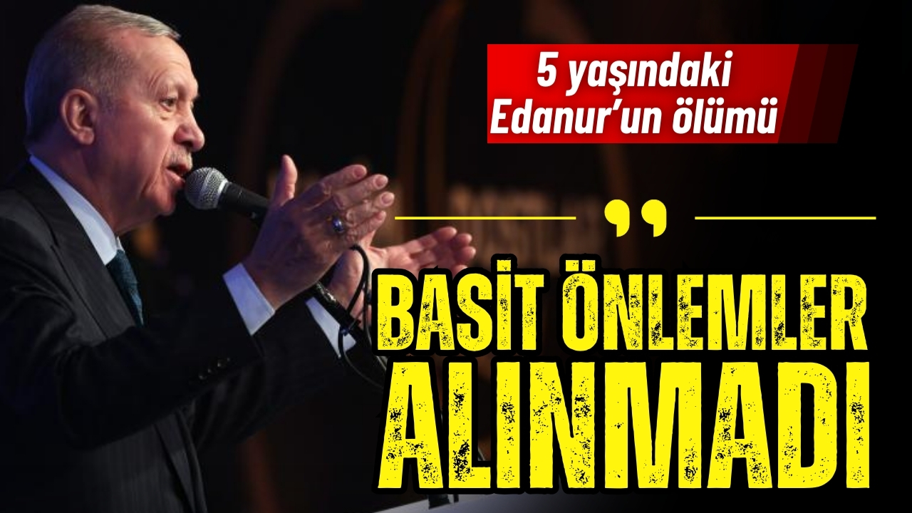 Cumhurbaşkanı Erdoğan: "Parkta basit önlemler alınmadı"