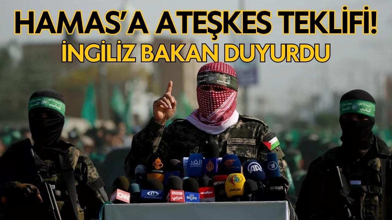 David Cameron, Hamas'a ateşkes teklifi sunulduğunu belirtti