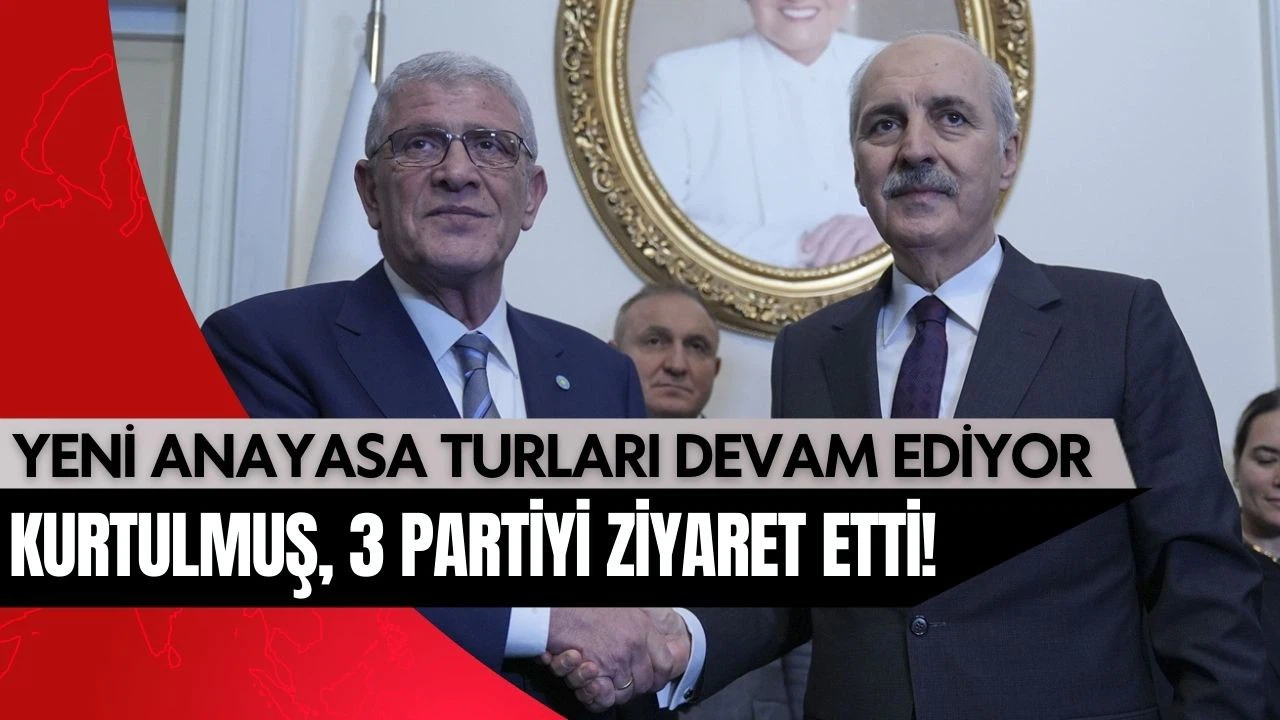 TBMM Başkanı Kurtulmuş'un yeni anayasa turları bugün de devam etti!