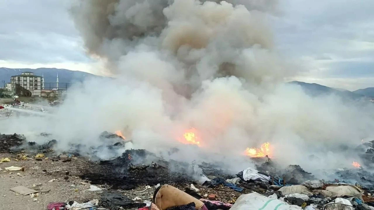Malatya’da hurdacılar sitesinde korkutan yangın