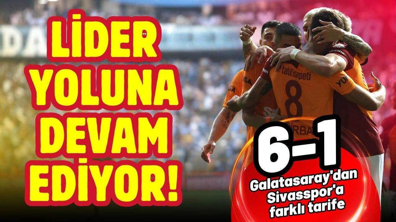 Galatasaray'dan Sivasspor'a farklı tarife