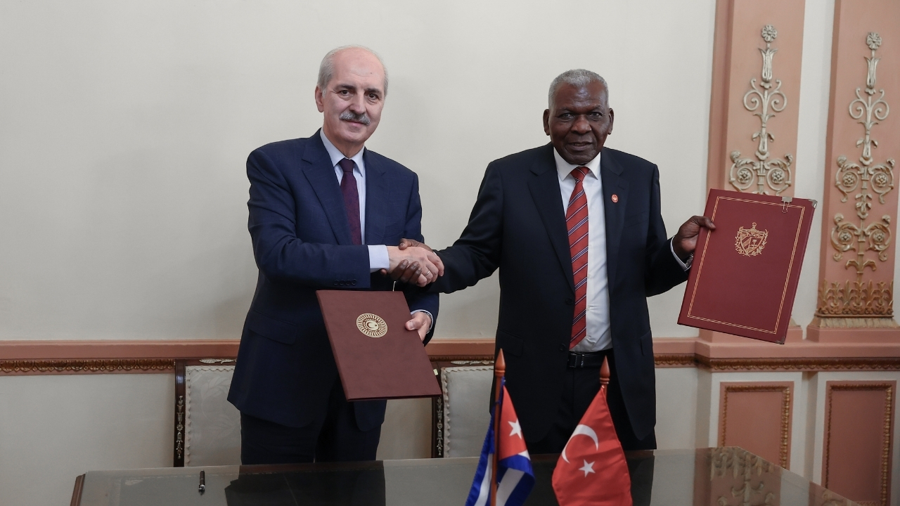 TBMM Başkanı Kurtulmuş, Kübalı mevkidaşı ile görüştü