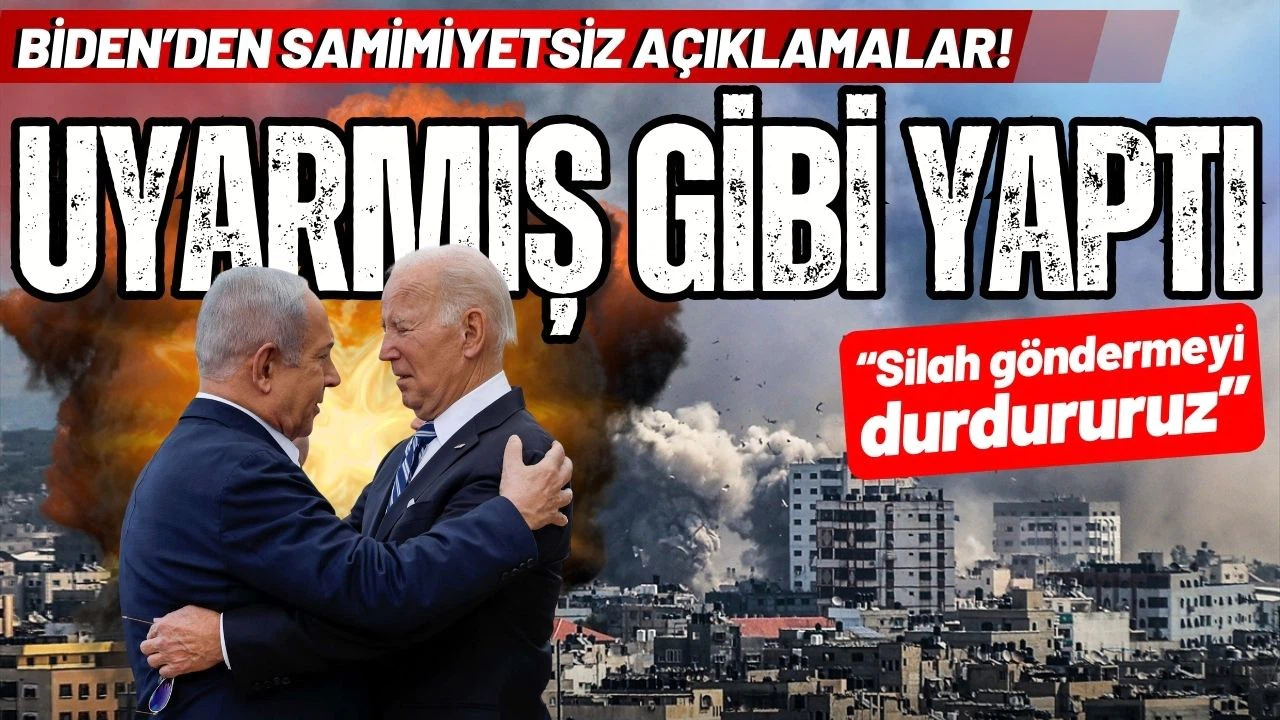 Biden'dan İsrail'e Refah uyarısı: "Silah göndermeyi durdururuz"