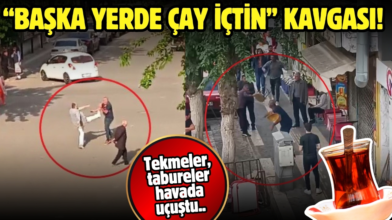 "Başka yerde çay içtin" kavgası: 2 yaralı