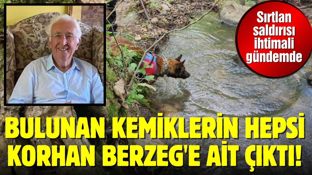 Bulunan kemiklerin hepsi Korhan Berzeg'e ait çıktı!