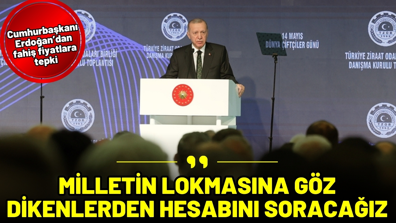 Cumhurbaşkanı Erdoğan: "Milletin lokmasına göz dikenlerden hesabını soracağız"