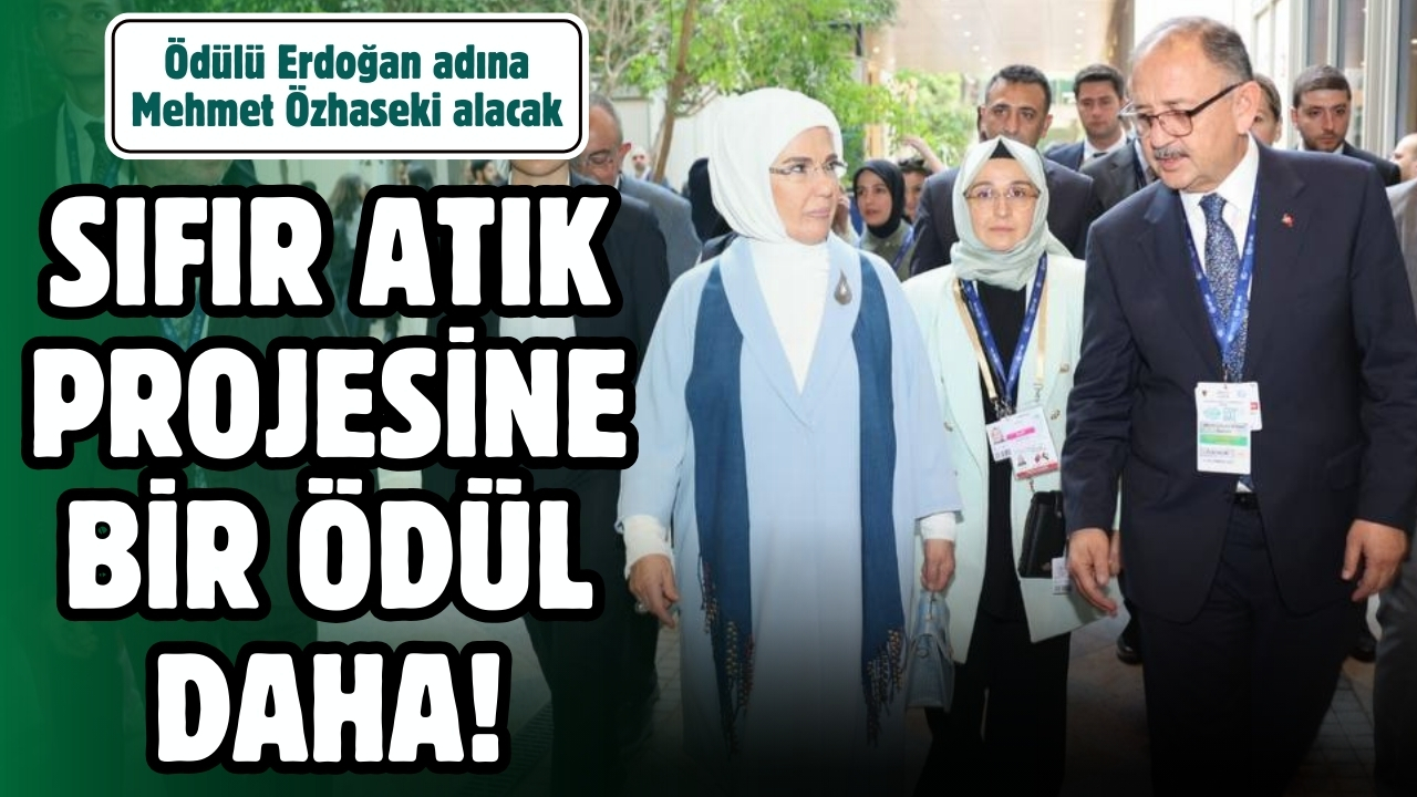 ‘Sıfır Atık’ projesine uluslararası bir ödül daha!