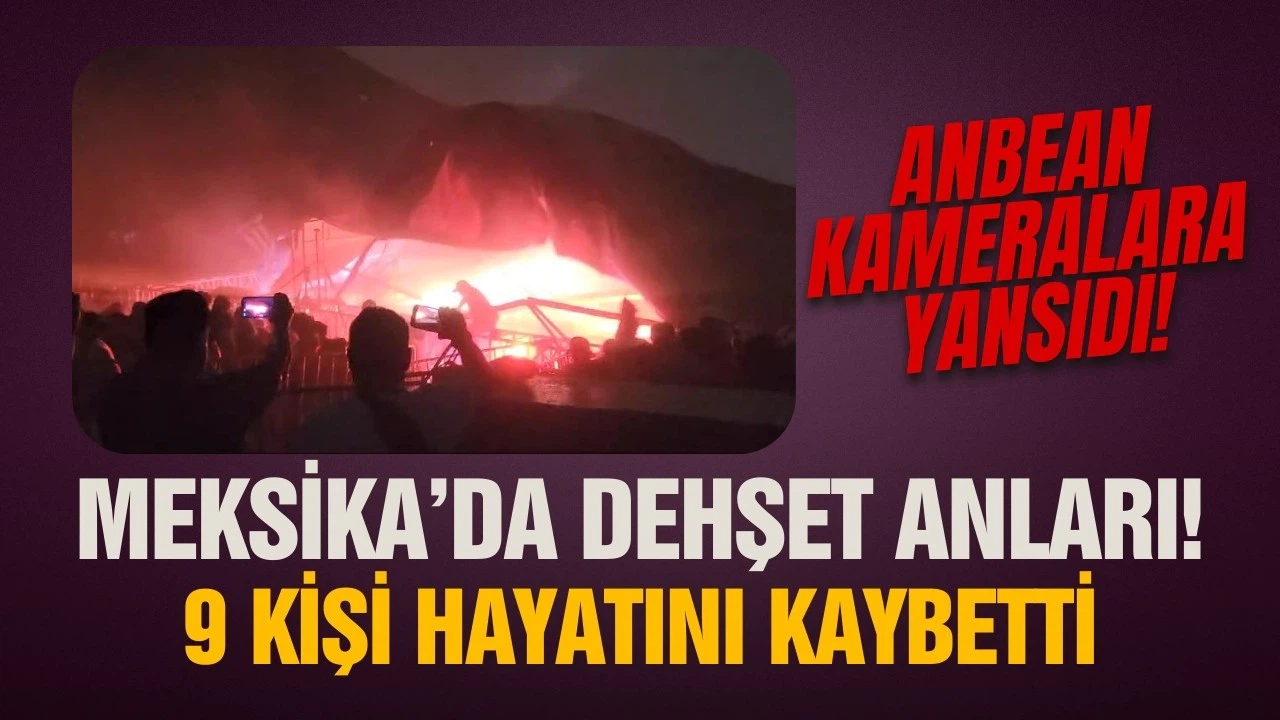 Meksika'da sahne çöktü, 9 kişi hayatını kaybetti!