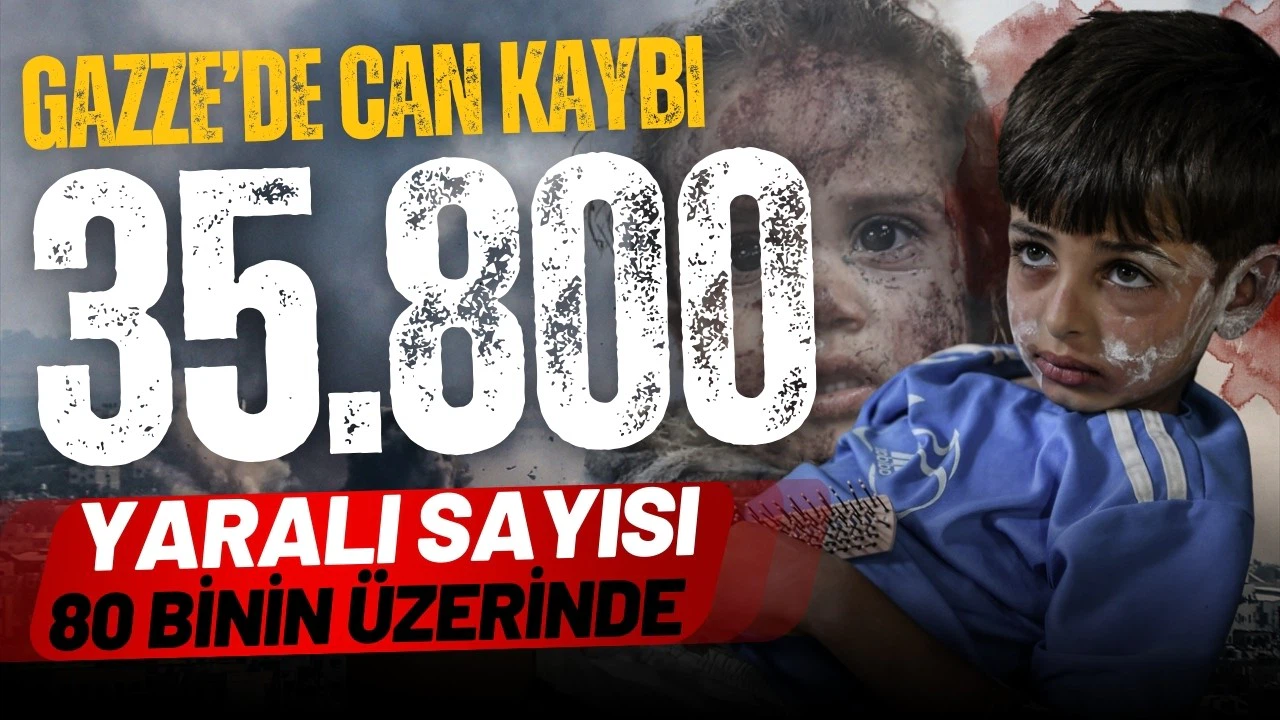 Gazze'de can kaybı 36 bine dayandı!