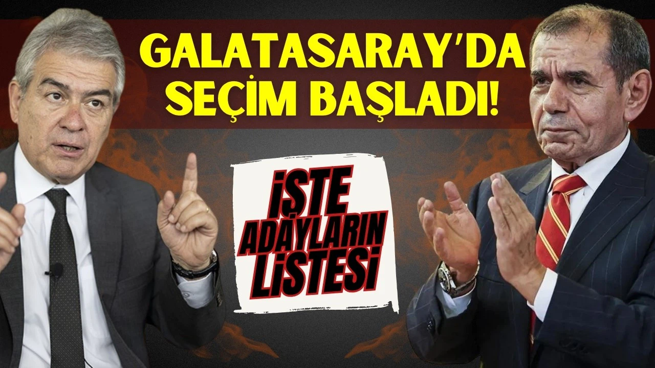 Galatasaray'da seçim başladı: İşte başkan adaylarının listeleri