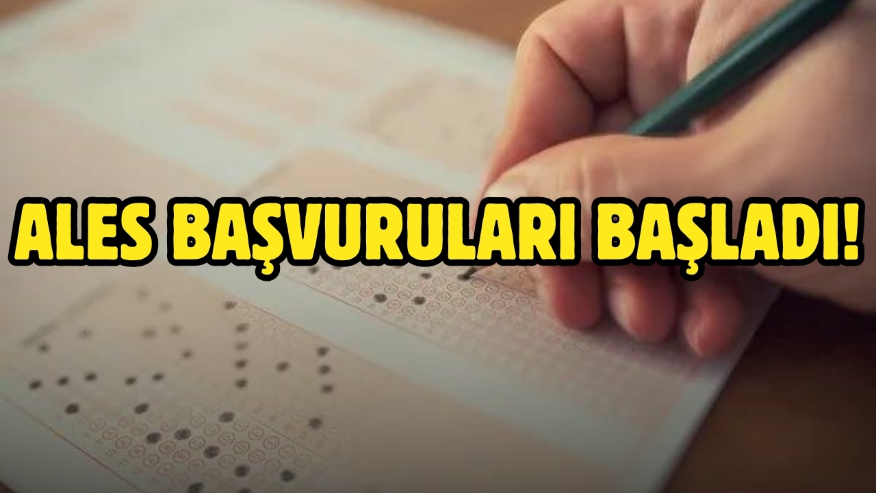 ALES/2 başvuruları başladı!