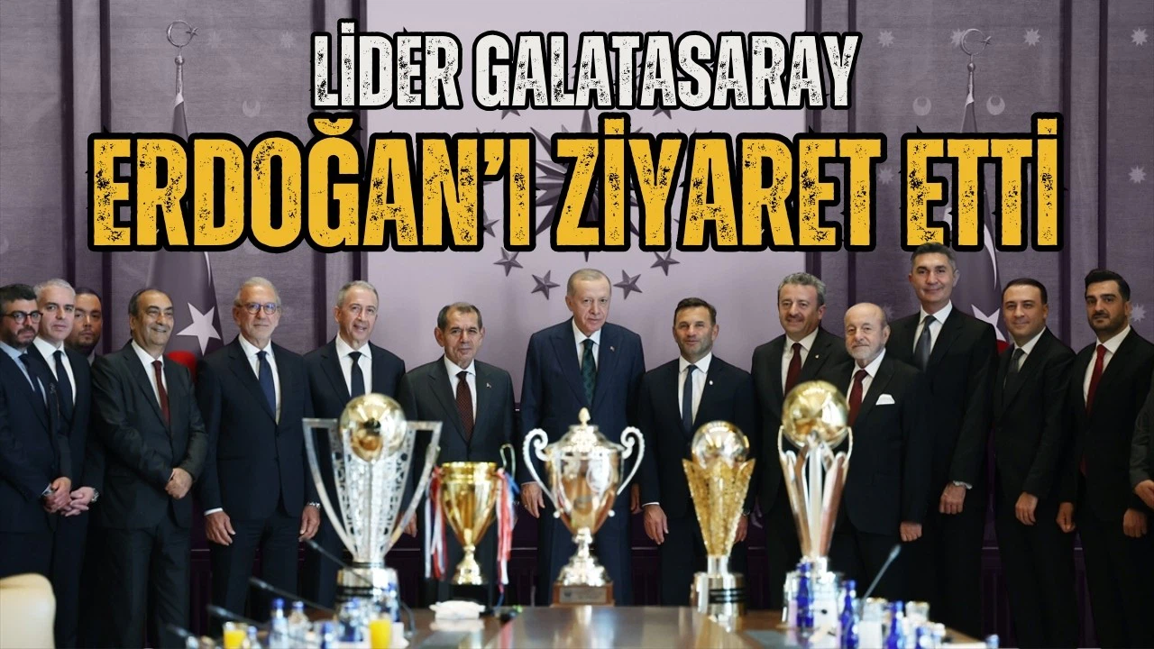 Cumhurbaşkanı Erdoğan, Galatasaray'ı ağırladı