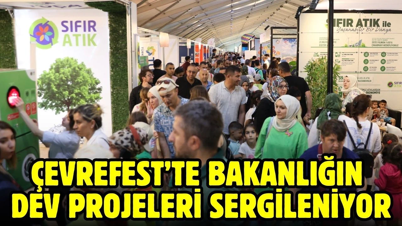 Çevrefest’te Bakanlığın Dev Projeleri Sergileniyor