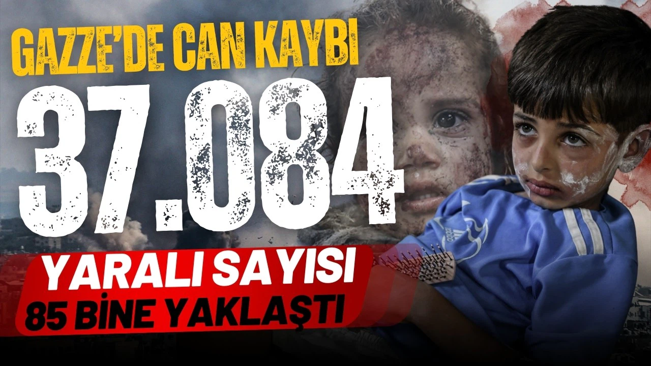 Gazze'de can kaybı 37 binin üzerine çıktı!