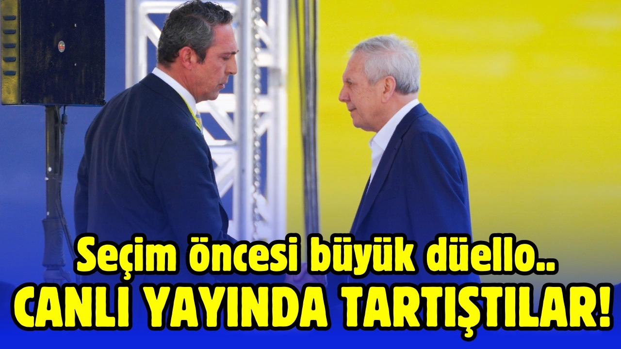 Aziz Yıldırım ve Ali Koç canlı yayında konuştu!