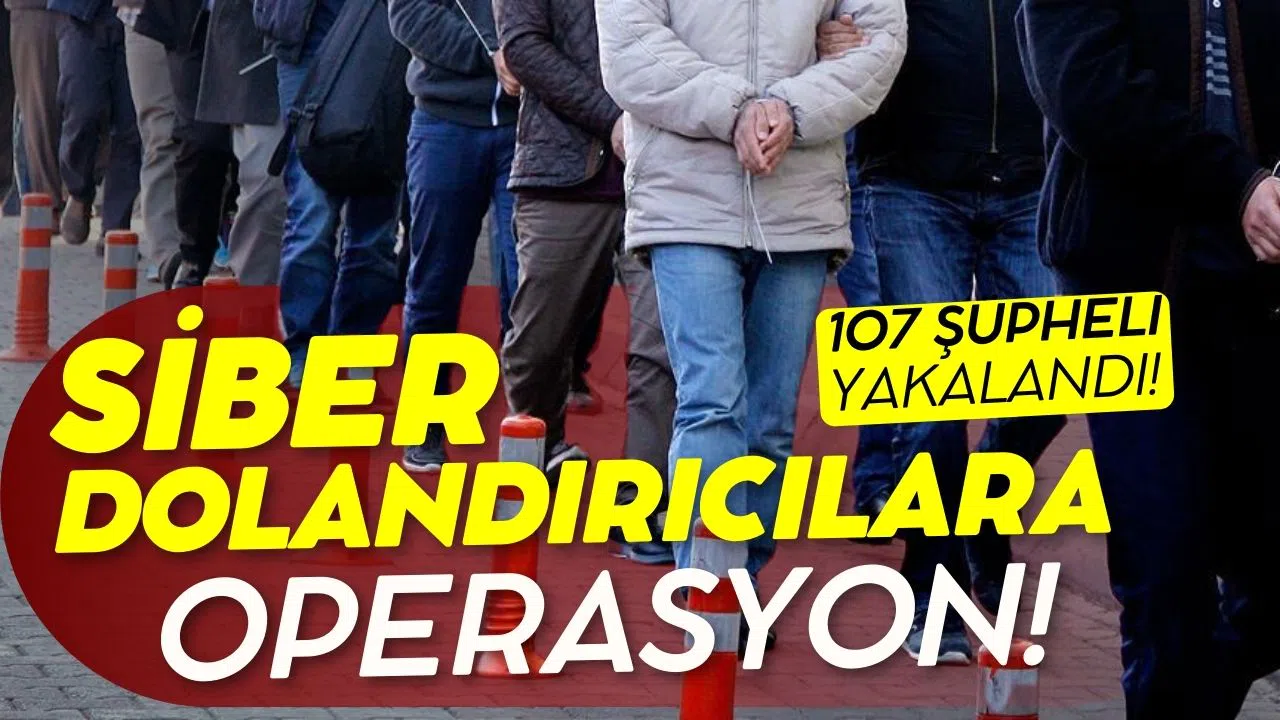 Paravan şirket kurarak dolandırıcılık yapan 107 şüpheli yakalandı!