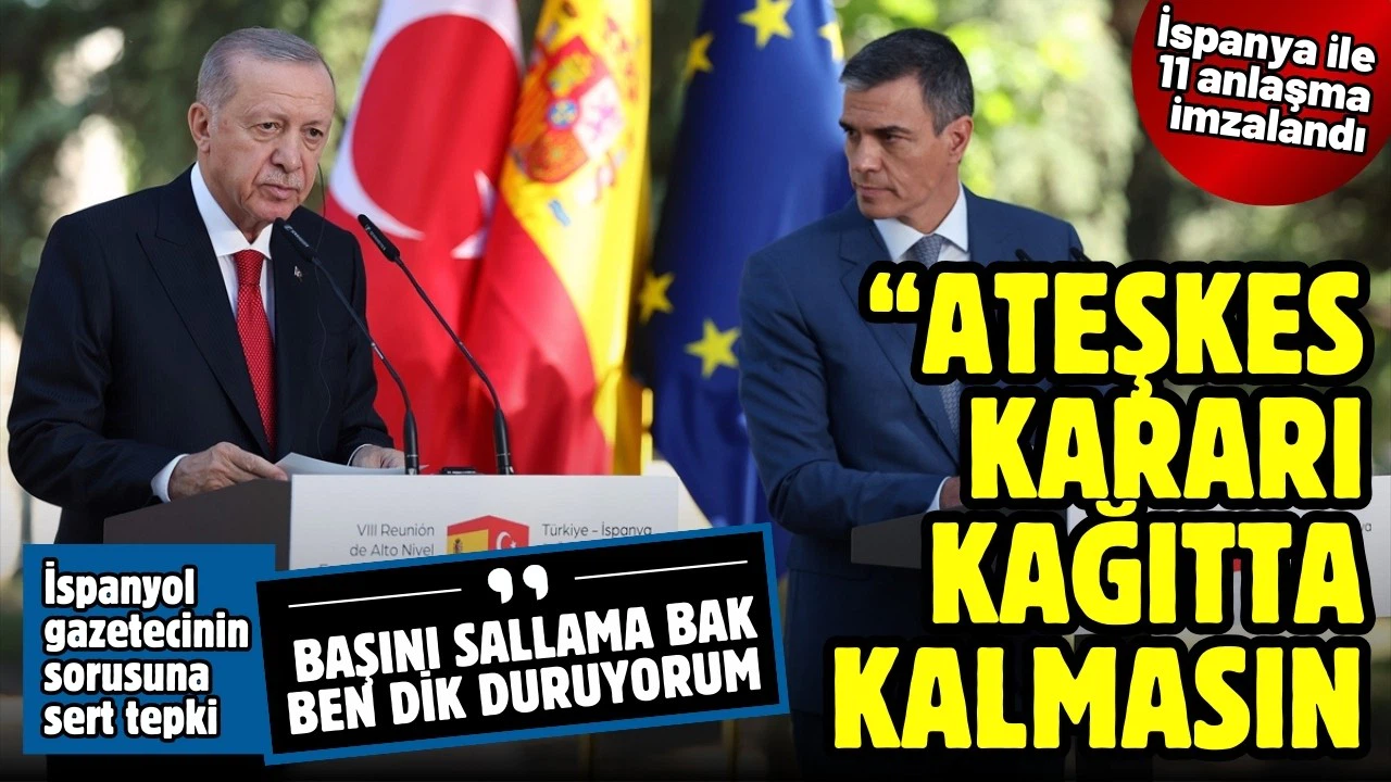 Cumhurbaşkanı Erdoğan: Ateşkes kararı kağıtta kalmamalı