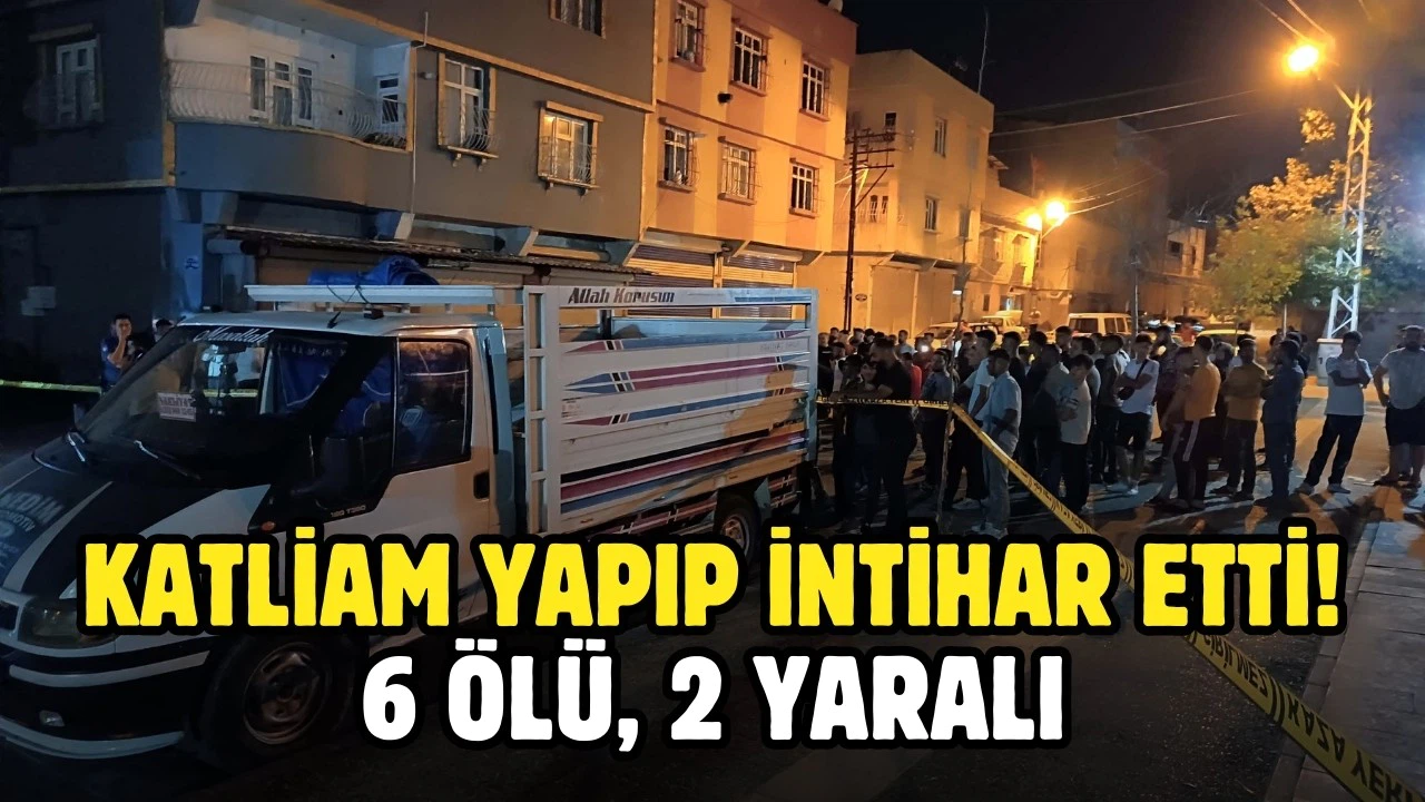 Katliam yapıp intihar etti: 6 ölü, 2 yaralı