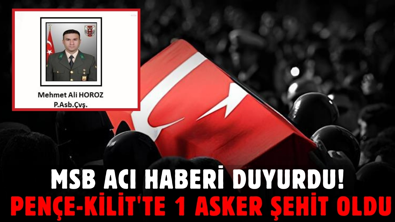 MSB acı haberi duyurdu! Pençe-Kilit'te 1 asker şehit oldu