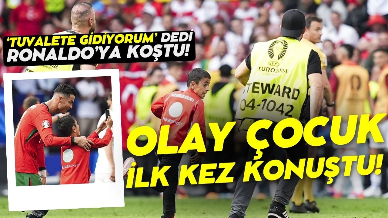 Ronaldo ile selfie çeken çocuk, o anları anlattı!
