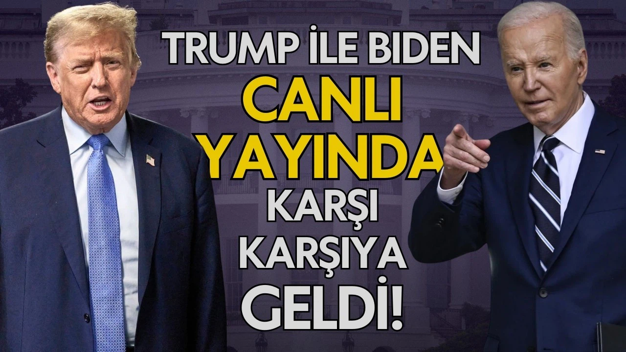 Biden ve Trump karşı karşıya!
