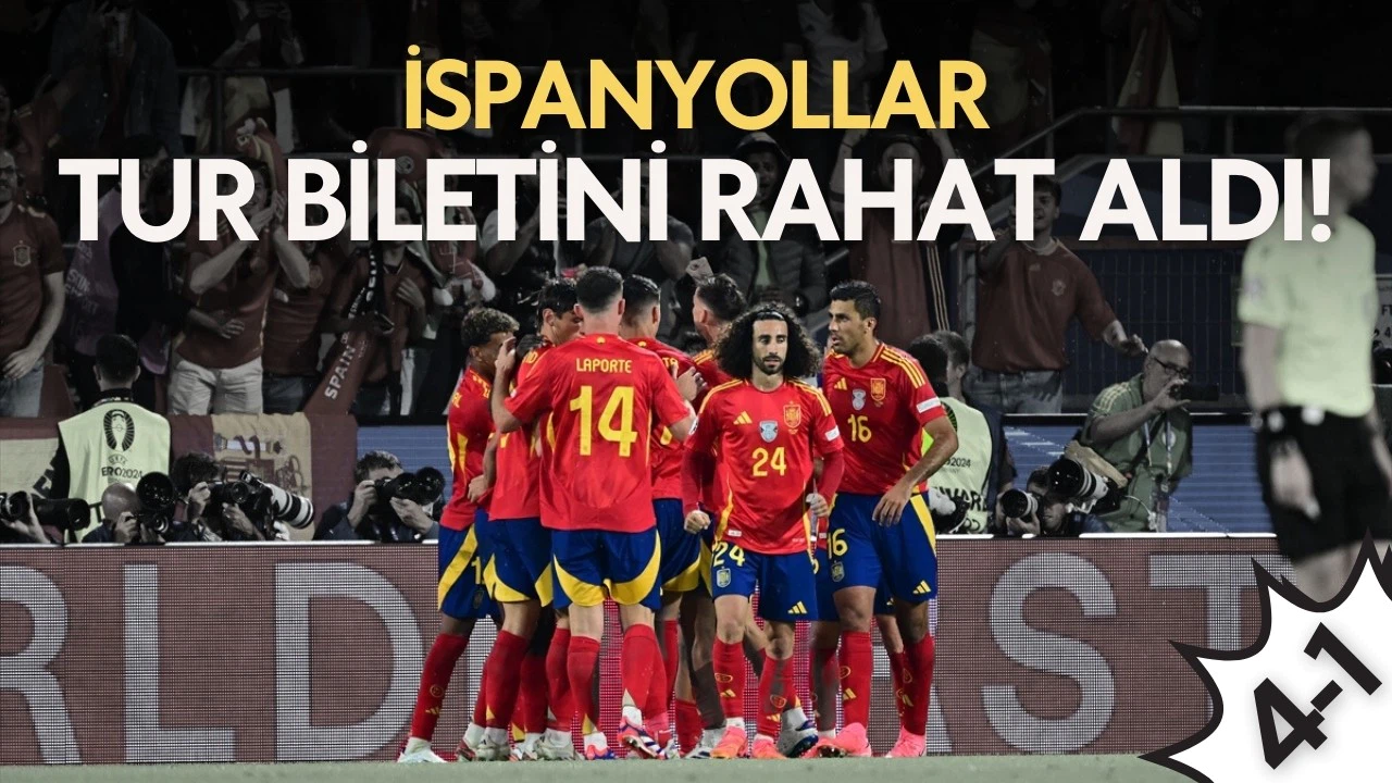 İspanya çeyrek final biletini rahat aldı!