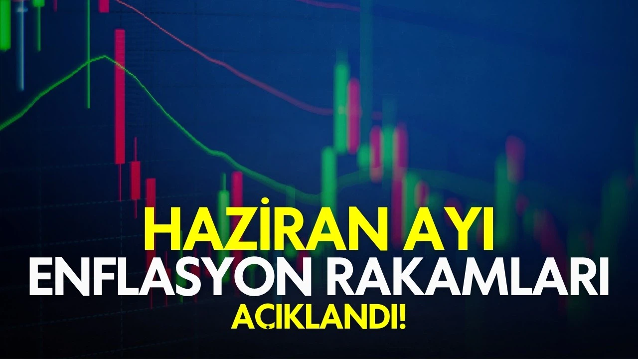 Haziran ayı enflasyon rakamları açıklandı!