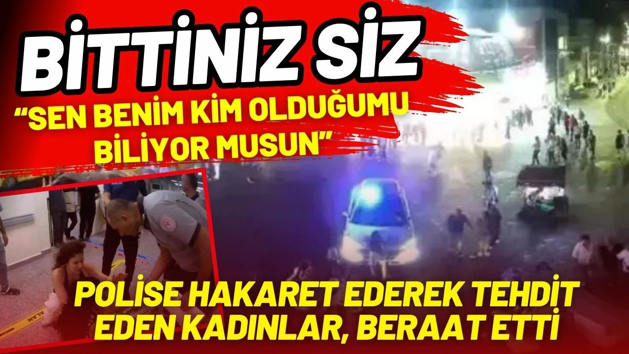Taksim'de polise haraket ederek tehdit eden kadınlar, beraat etti