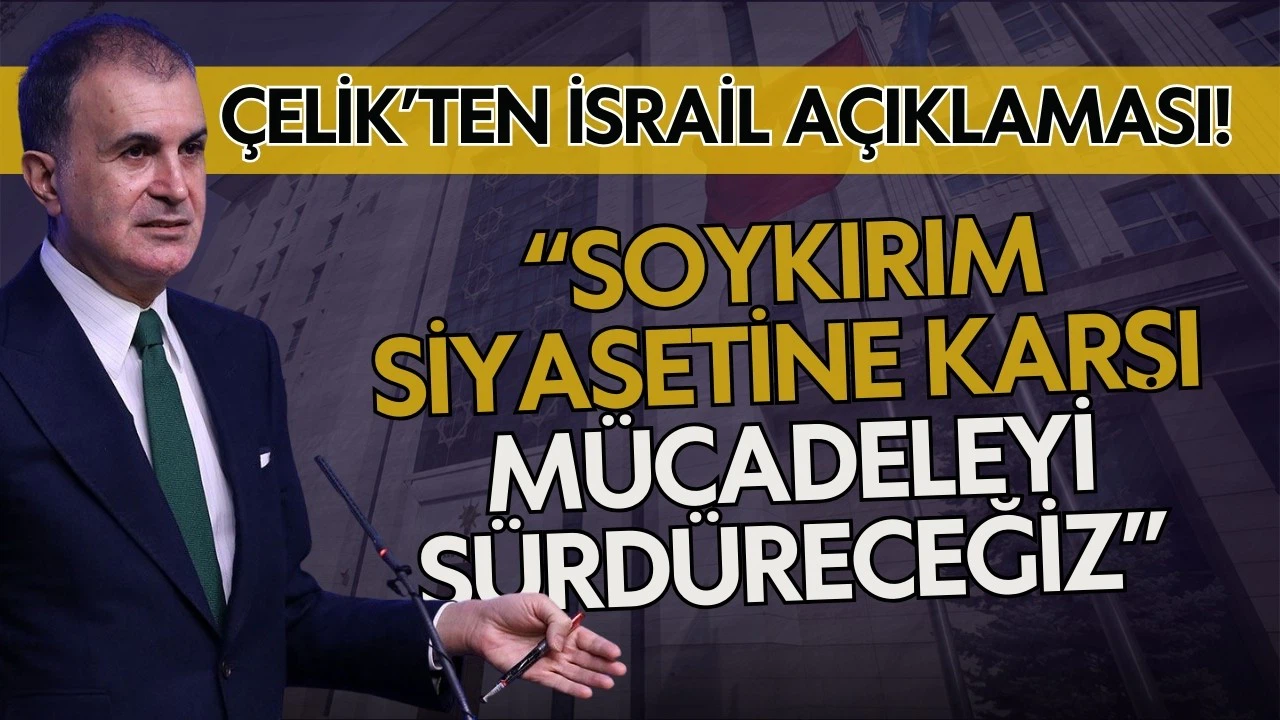 Çelik: Soykırım siyasetine karşı mücadeleyi sürdüreceğiz