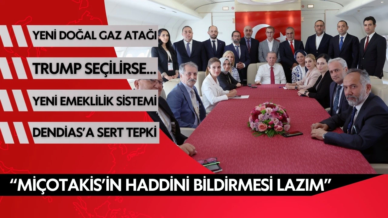 Erdoğan, KKTC dönüşü gazetecilerin sorularını yanıtladı!