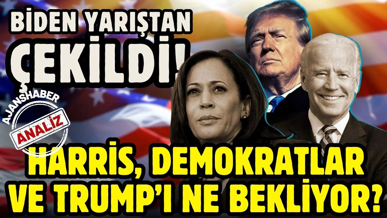 Biden Yarıştan çekildi! Şimdi ne olacak?
