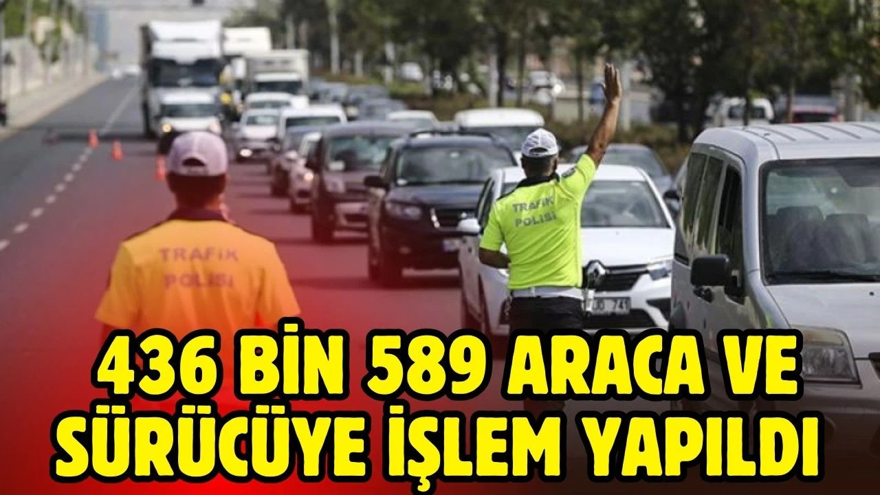 İçişleri Bakanı Yerlikaya, bir haftalık trafik denetimi verilerini açıkladı