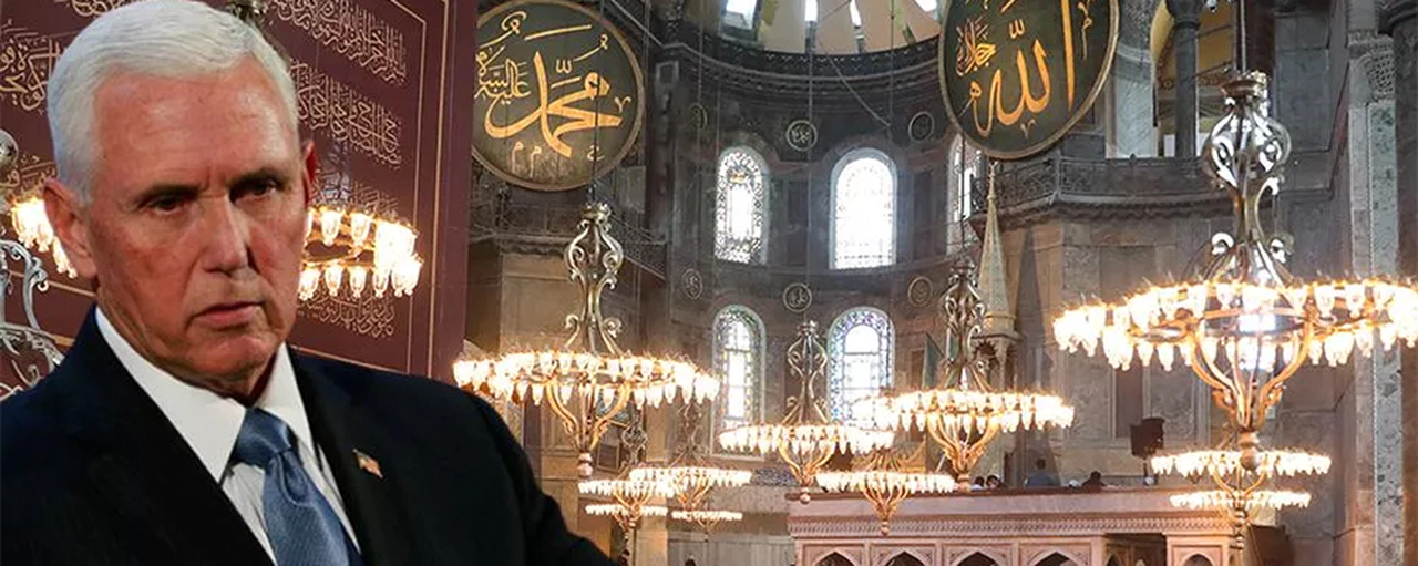 Mike Pence'e tokat gibi Ayasofya cevabı!