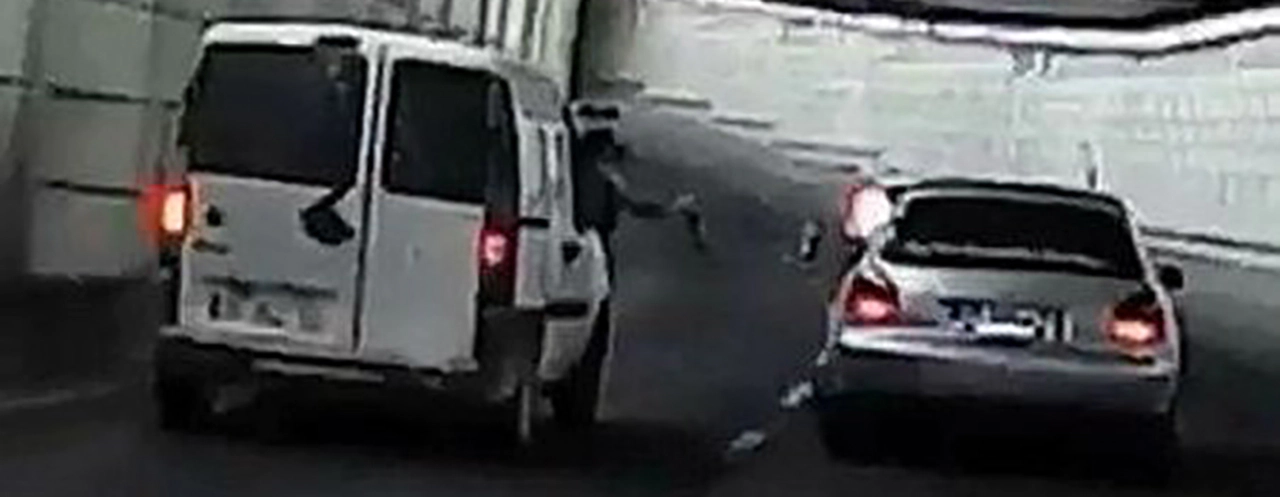 Trafikte skandal hareket!