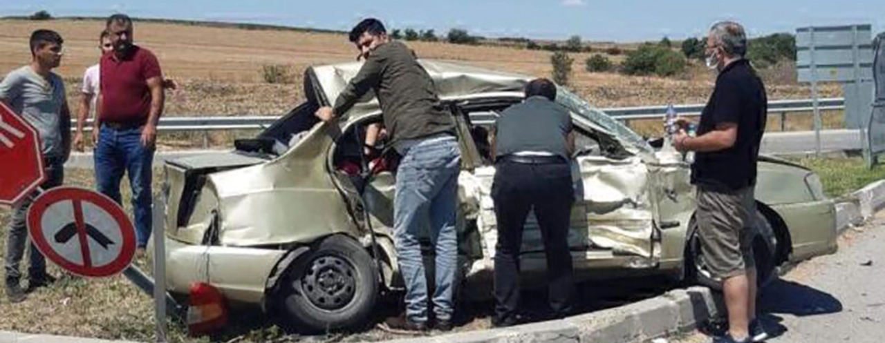 Kırıkkale'de katliam gibi kaza