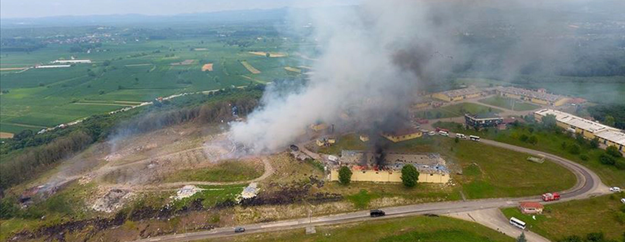 Sakarya'da patlama! Yaralanan işçi olay anını anlattı!