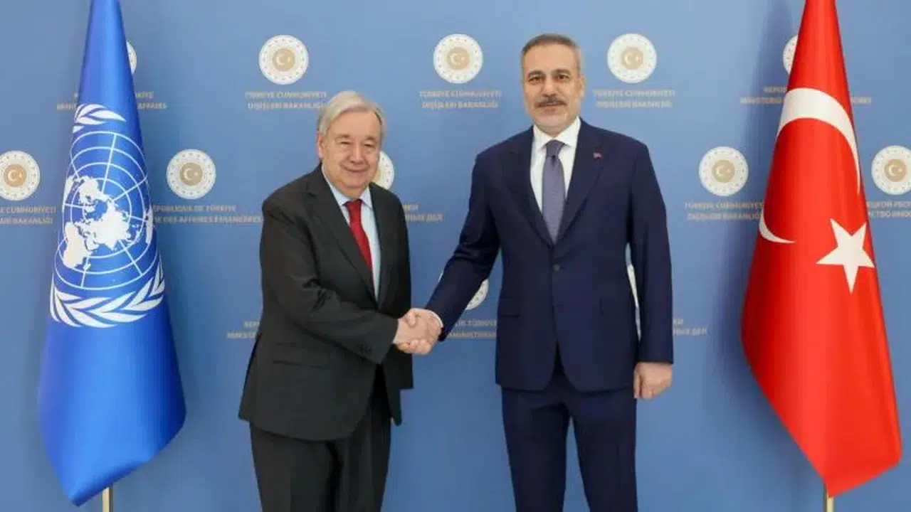 Dışişleri Bakanı Fidan, BM Genel Sekreteri Guterres ile görüştü