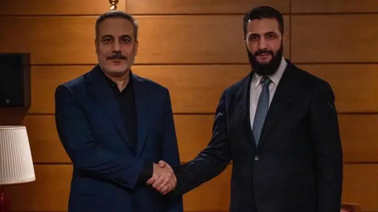 Bakan Fidan, Suriye Cumhurbaşkanı Şara ile görüştü