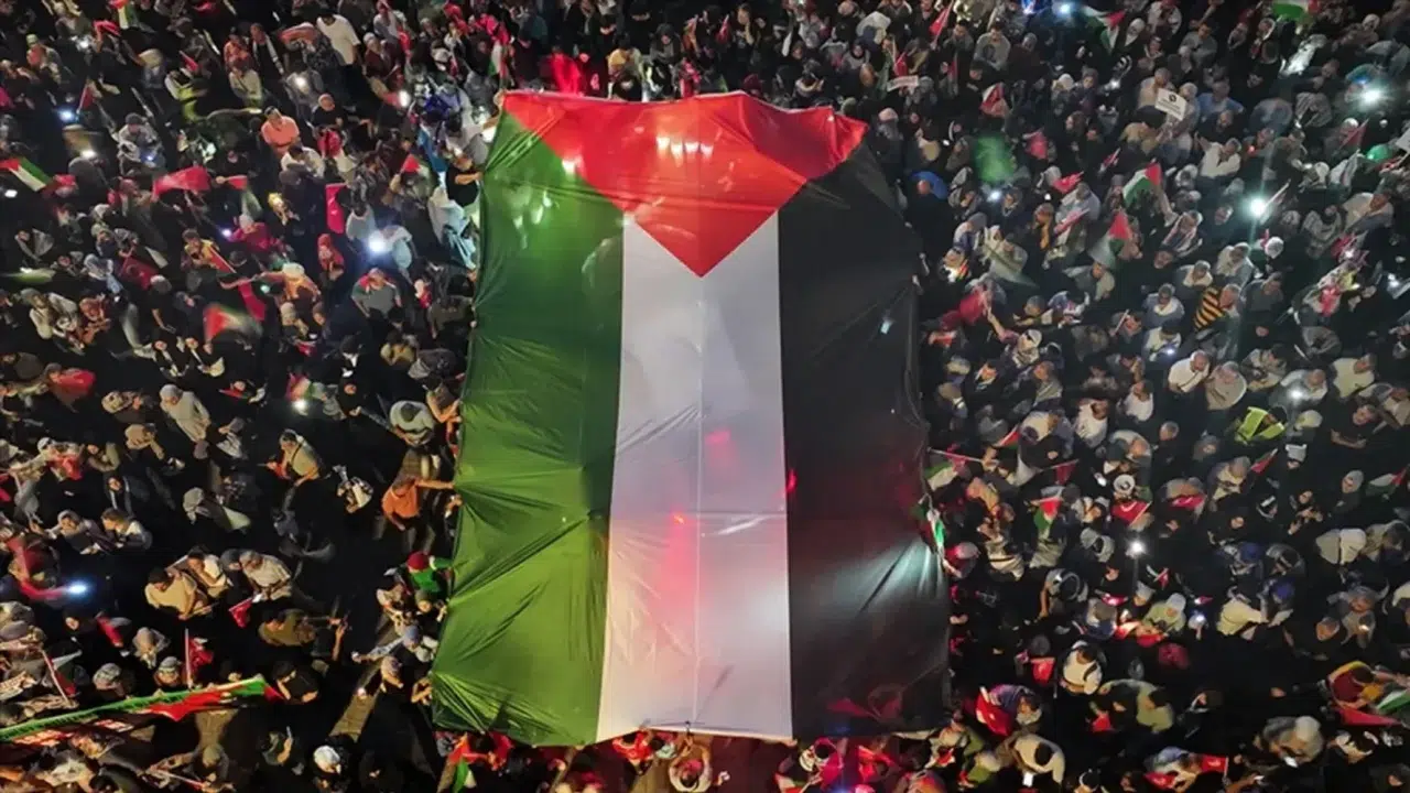 81 ilde Filistin için eş zamanlı protesto: “Zulme karşı tek ses” çağrısı