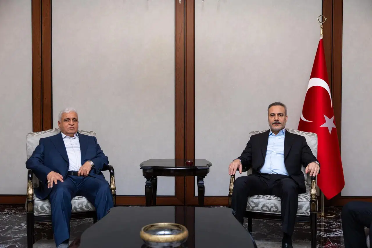 Dışişleri Bakanı Fidan, Haşdi Şabi Komisyonu Başkanı Feyyad ile görüştü