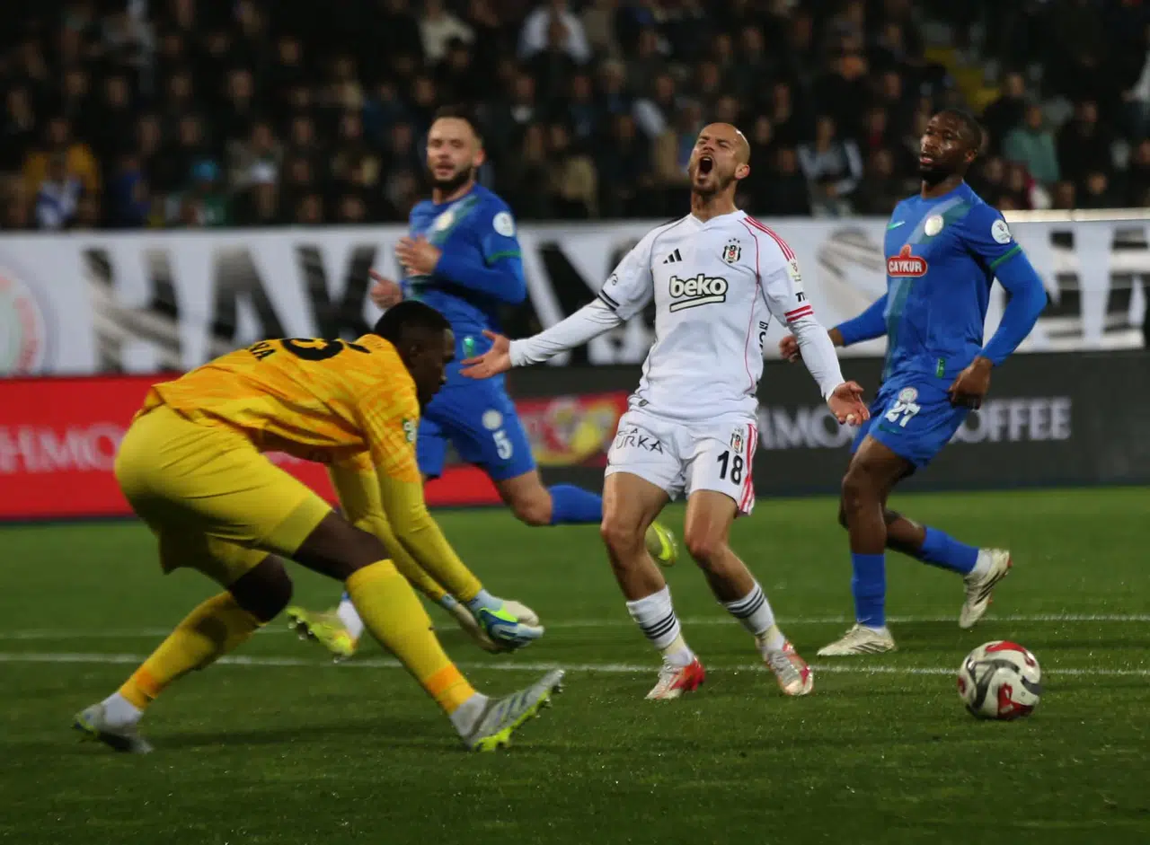 Rize’de 4 gollü beraberlik: Rizespor 2-2 Beşiktaş