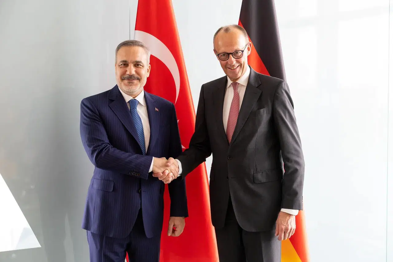 Bakan Fidan, Alman Şansölye Merz ile görüştü