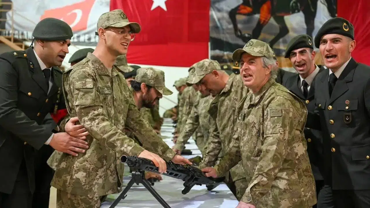 Erzurum’da özel bireyler askerlik heyecanı yaşadı