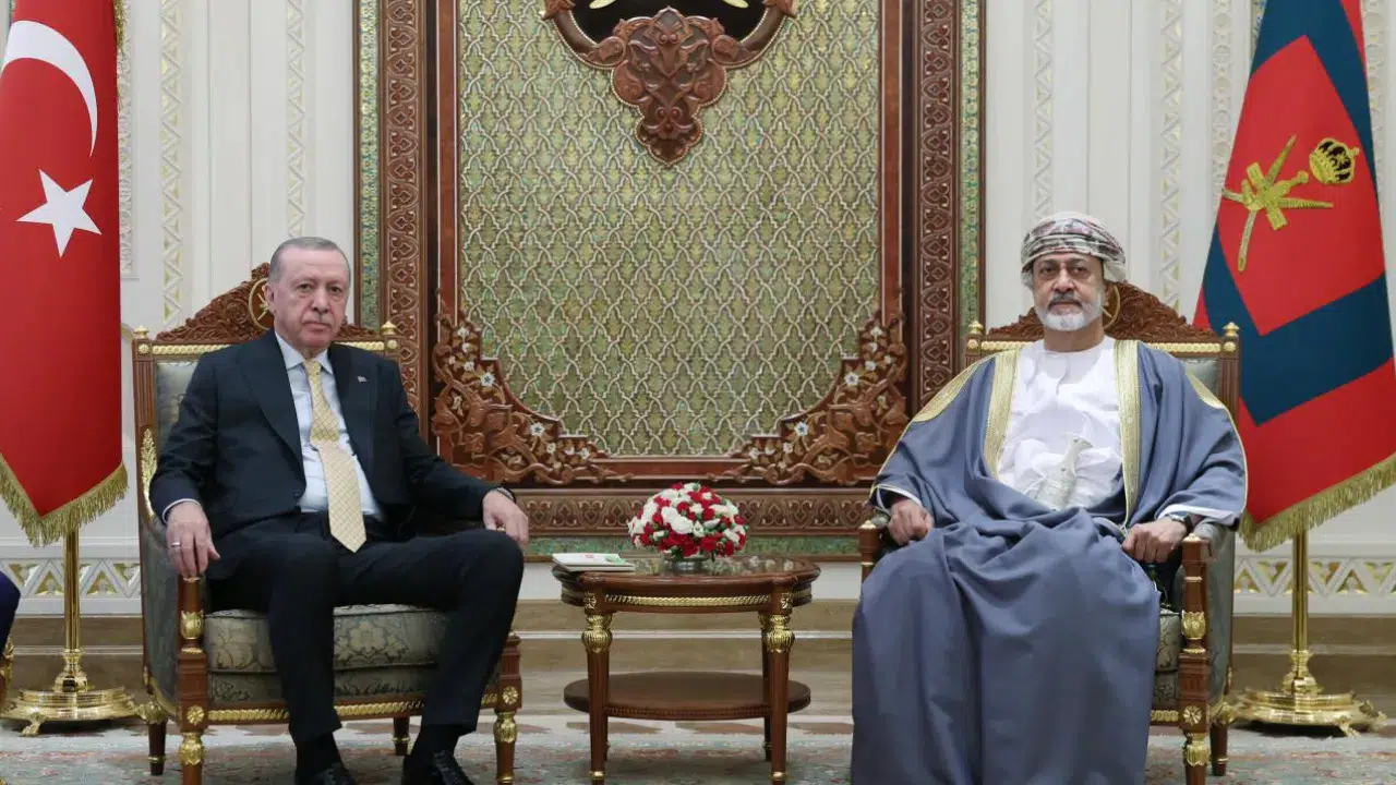 Cumhurbaşkanı Erdoğan, Umman Sultanı Tarık ile görüştü