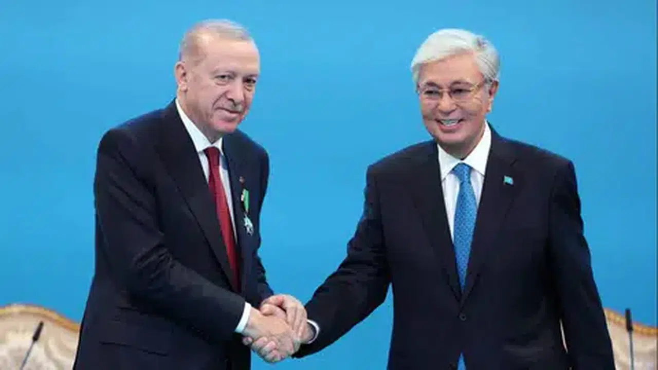 Cumhurbaşkanı Erdoğan’a Kazakistan’da devlet nişanı