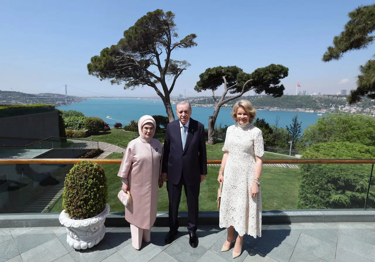 Cumhurbaşkanı Erdoğan, Belçika Kraliçesi Mathilde’yi kabul etti