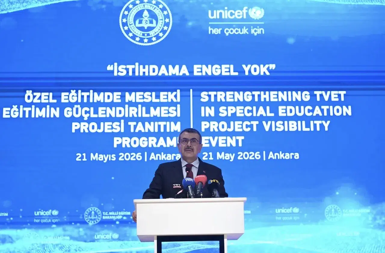 Bakan Tekin: “Özel eğitimde mesleki eğitim toplumsal adaletin gereğidir”