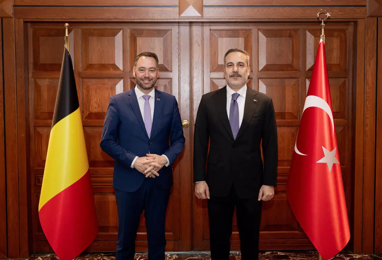 Bakan Fidan, Belçika Dışişleri Bakanı Prévot ile görüştü