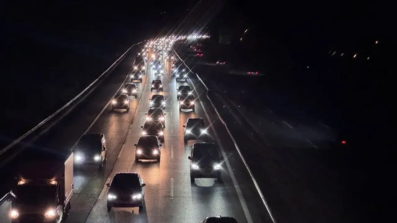 Bayram dönüşü Anadolu Otoyolu’nda yoğunluk arttı